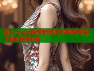 糖心vlog污版高清资源无限畅享极速下载体验新选择