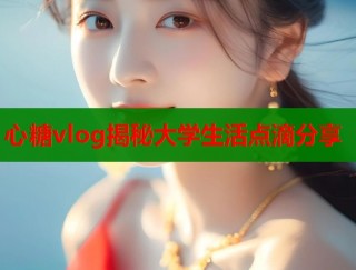 心糖vlog揭秘大学生活点滴分享