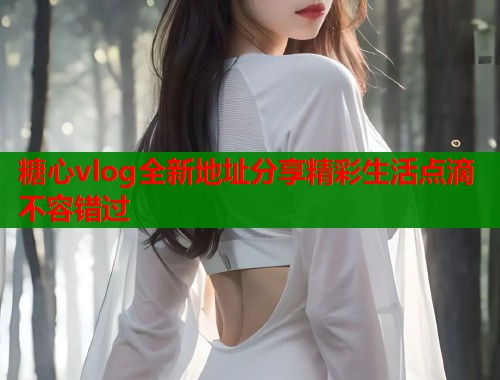 糖心vlog全新地址分享精彩生活点滴不容错过  第1张
